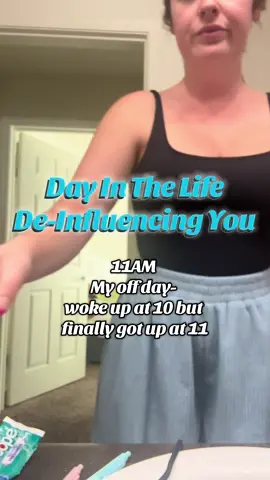De-incluencing DITL  #dayinthelife #microinfluencer #tiktokshopreviews #contentcreator #nightgown #pajama 