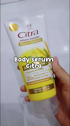 yang kulitnya kering dan ingin cerah,nih cocok sekali body serum dari citra yang warna kuning🥰yuk buruan di co🥰#fyp #viral #murah 