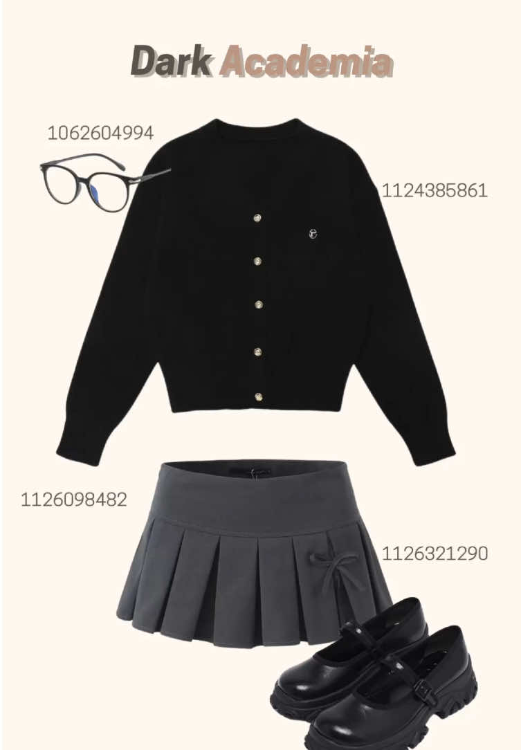 SCREENSHOT and snatch the Academia style outfit that you are destined to have!🎓 Are you light or dark academia? Let us know in the comments🏛️🤩 #YesStyle #YesStyleInfluencers #lightacademia #darkacademia ##OOTD #OutfitInspo #FYP #Viral #ForYouPage #academiaoutfit #fashiontok 