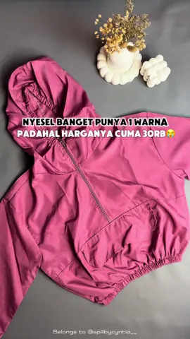 Jaket Parasut Crop Top cuma 30rb-an banyak pilihan warna✨✨✨ #fyp #rekomendasi #murah #ngonten #affiliate #spillbycyntia #kontenkreator #olahraga #wanita #jaket #parasut #croptop 