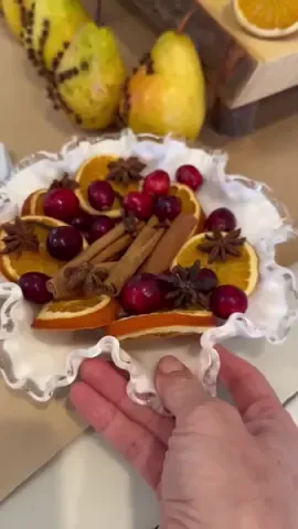 DIY HOLIDAY POTPOURRI 🍊great idea for the holidays! I love having this around for my holidays self serve buffet stations and table settings! Smells so good and looks really pretty around the house! Love doing this!!! #holiday #DIY #easydiy #holidaydiy #EasyRecipes #recipes #Recipe #diypotpourri #MomsofTikTok #LearnOnTikTok 