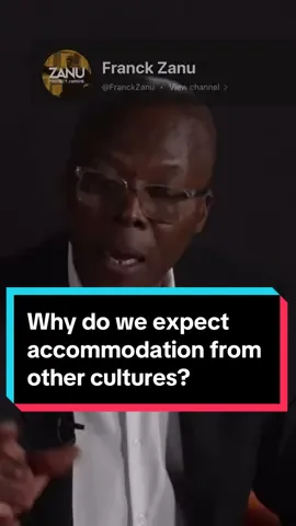 Why do we expect other cultures to accommodate us? #CapCut #zanuprojectrethink #fypシ #BlackTikTok 