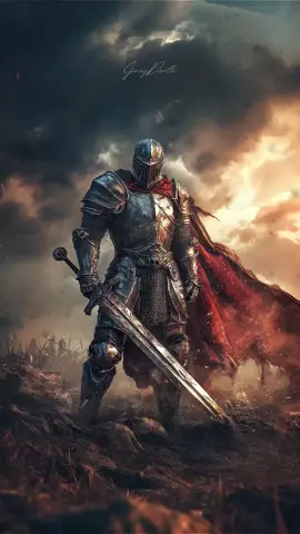 #paladin #LiveWallpaper #heroic #knight #tragic #medieval #phonewallpaper #armor #cape #aura