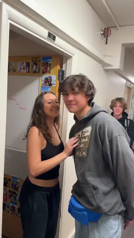 kiss or slap gone wrong #greetingshuzz #cuboulder #pledge #cuboulder #boulder #nakedmudwrestling #pledgetok 