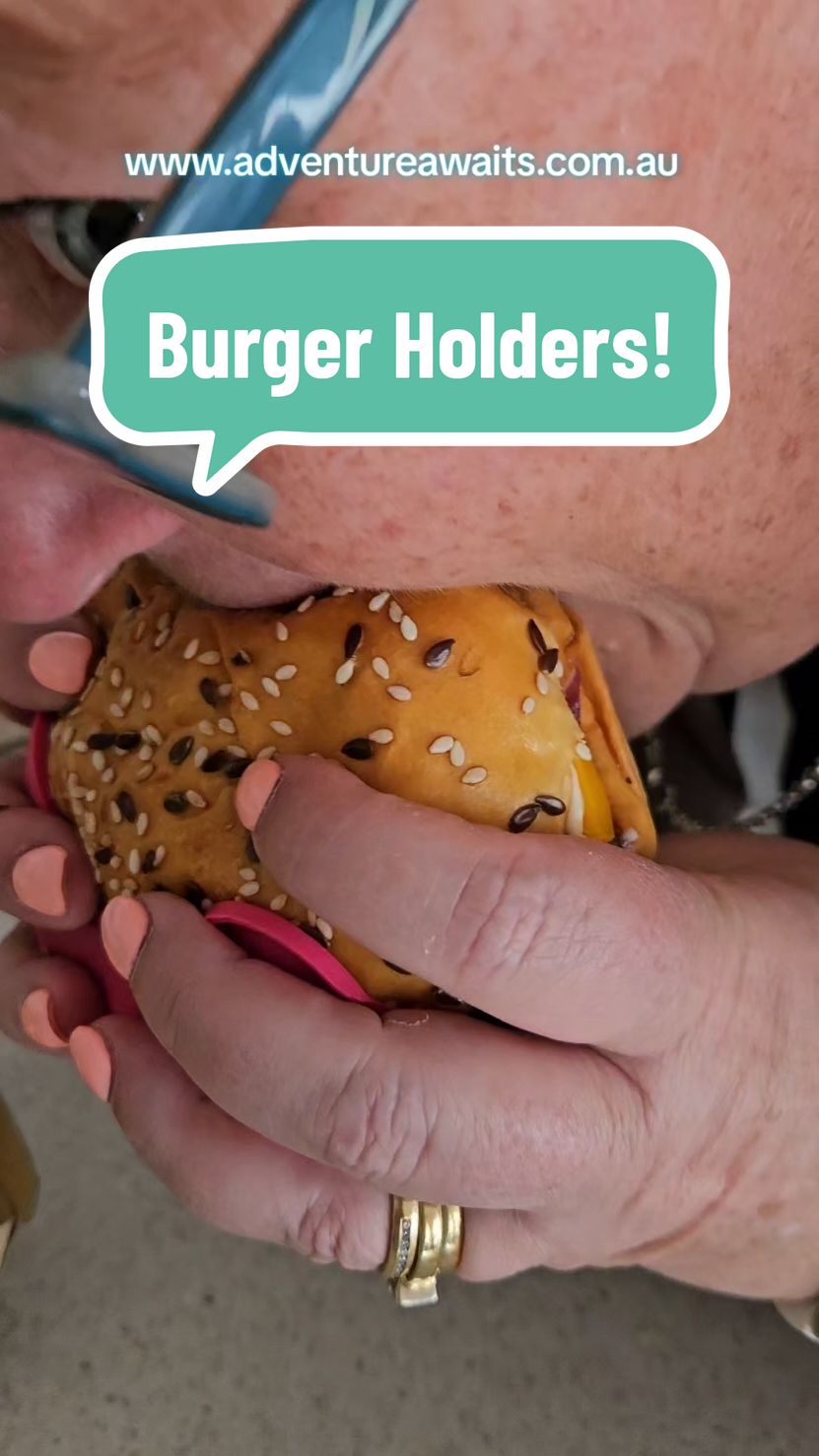Burger Holders have landed! This is how easy they are to use... No more mess with sauces dripping or fillings falling out... Great for the whole family... Hit the link in our bio to SHOP our check them out here:  https://www.adventureawaits.com.au/products/burger-holder-reusable-silicone-burger-roll-holder #burgerholder #hamburgerholder #nomoremess #adventureawaits #burgerhack #viralburger #fyp #easy #Numurkah #shepparton #shoponline #follow #supportsmallbusiness #hamburger #chickenburger #australia 