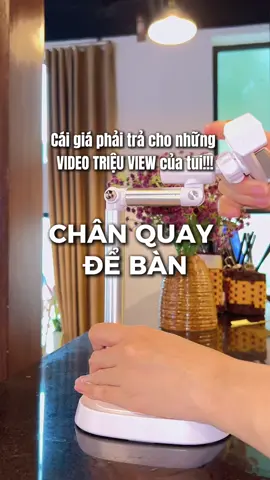 Con chân quay để bàn này quá ưng luôn mấy ní ạ, để bàn quay cận sản phẩm ổn luôn ạ #chanquaydienthoai #chankepdienthoai #Ancungtiktok #soholaan #tiktokfood #muataitiktok #reviewanngon #xuhuong 