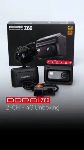🆕DDPAI Z60 Dual Channel with 4G Module: unbox real-time connectivity and full protection for every journey. #DDPAIZ60 #DDPAIDashcam