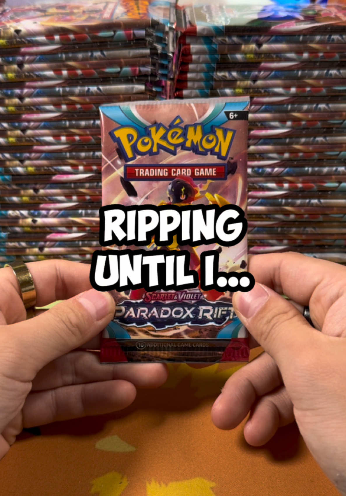 Episode 46 of Ripping Until I… Paradox Rift #pokemon #pokemoncards 