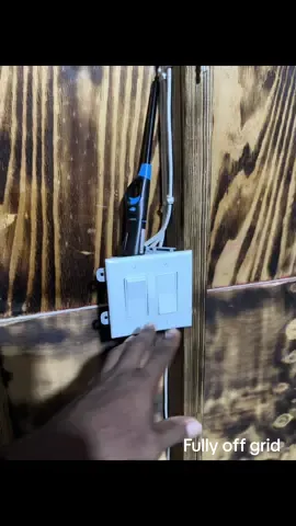 Solar cabin fully wired and fully off grid using energy from the sun #f#fullyoffgridf#farmlifeo#offgridlife