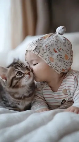 Cute moments 🥰 #kitten #baby 