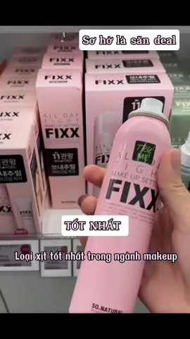 Loại xịt tóc và makeup tốt nhất trong giới trang điểm #fixx #makeup #trangdiem #viral #xuhuong #hàn_quốc #cosmetic #review #duongda #trend #trending
