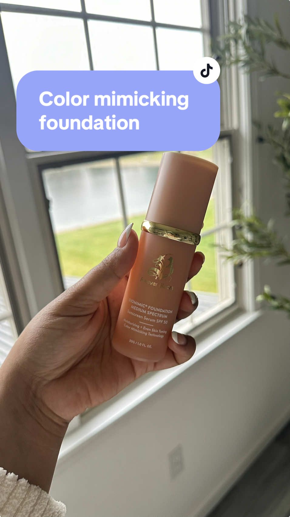 Best biomimic foundation 👍🏼 #colormimickingtechnology #colormimickingfoundation #foreverbloomfoundation #foreverbloomskincare #foundationspf50 #biomimicfoundation #liquidfoundation #tiktokshopcybermonday #tiktokshopblackfriday #blackfridaydeals 
