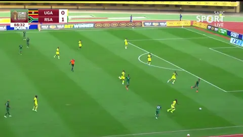 🏆 𝔸𝔽ℂ𝕆ℕ 𝟚𝟘𝟚𝟝 ℚ𝕌𝔸𝕃𝕀𝔽𝕀𝔼ℝ𝕊 🏆 ⚽️ ⒼⓄⒶⓁ: Patrick Maswanganyi scored the 2nd goal for Bafana Bafana against Uganda! #SABCSport #sportsontiktok