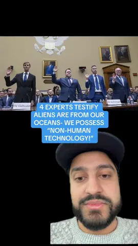 4 EXPERTS TESTIFY ALIENS ARE FROM OUR OCEANS- WE POSSESS “NON-HUMAN TECHNOLOGY!” #greenscreen #greenscreenvideo #fyp #truecrimetok #news #alien #ufo #uap #ComfortSegredos 