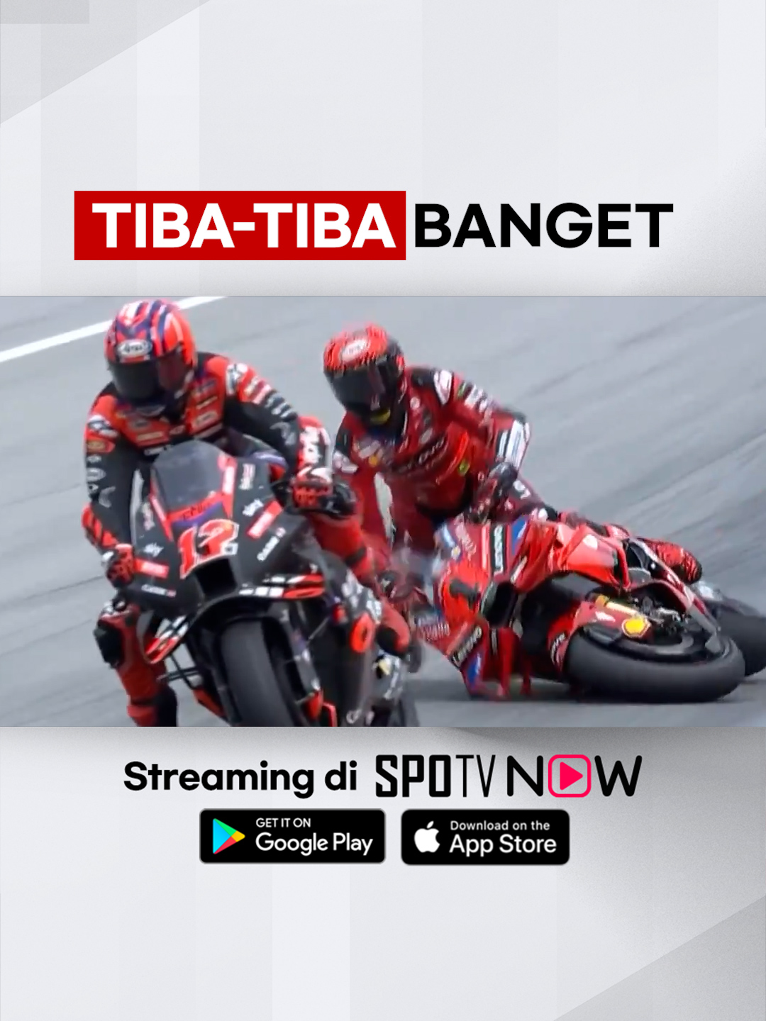 #MotoGP 🏍 - Pecco kaget tiba-tiba Vinales ada di depan 😱😨 #SolidarityGP Saksikan Balap MotoGP™ di SPOTV NOW! Follow kami untuk konten EKSKLUSIF MotoGP™ lainnya! 🏍🏁 #SPOTV #SPOTVIndonesia #Motorsports