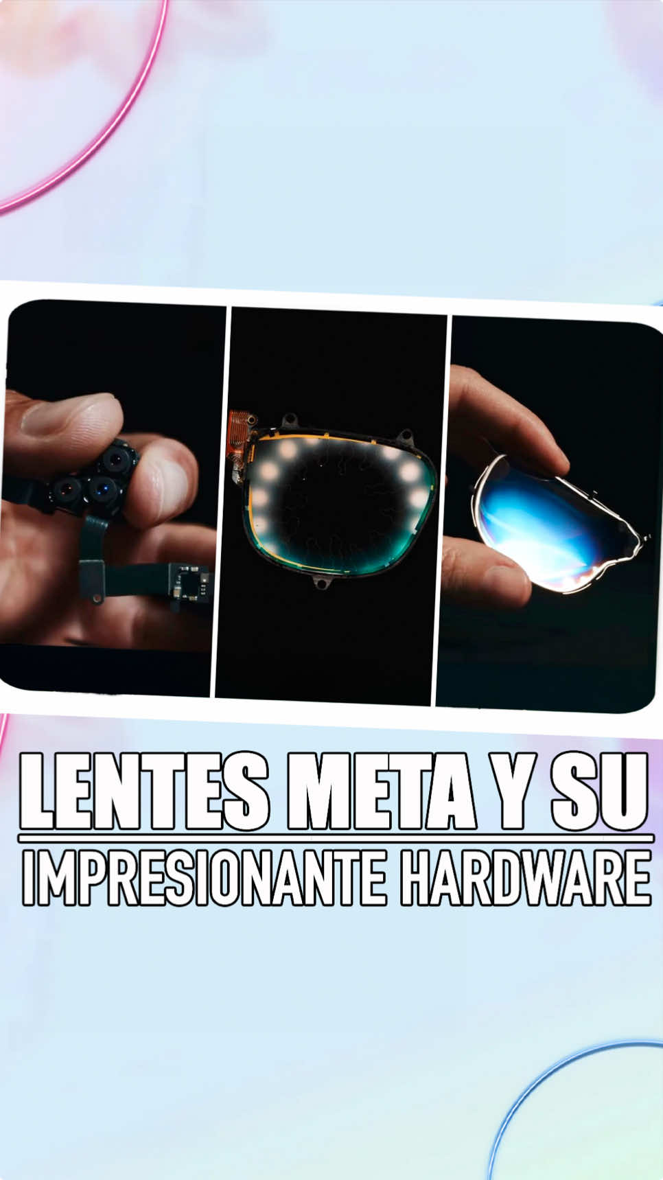 Lentes de Meta y su impresionante hardware #meta #hardware #lentes #realidadaumentada #tecnologia #adaptateoapartate #diegoquiroz 