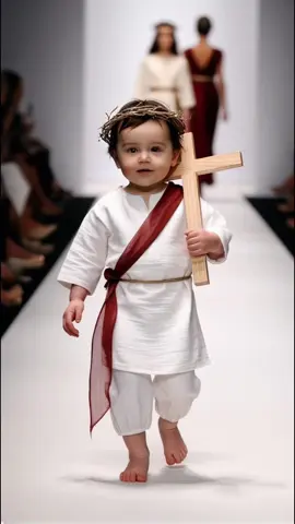 Baby biblical characters show! #cute #fashion #baby #Al #Runway #fyp #viral #bible #kids 