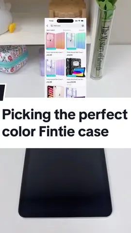 It was between blue and black, but the blue looks better imo 💅 which color Fintie case would you have picked? #fintie #fintiecase #ipadcase #ipadaccessories #ipad10thgencase #fyp #foryou #foryoupage 