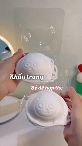 Rẻ mà đẹp hơn mua ngoài cửa hàng lun #khautrang #khautrangchobe #khautranggau #xuhuong 