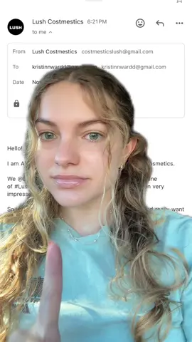 Be careful with these PR scams guys 😭🙏 #prscams #greenscreen #emailscams #brandpr #brandscams #influencerscam #microinfluencer #smallcreator #microcreator #scam #premails #brandemails #lushcosmetics 
