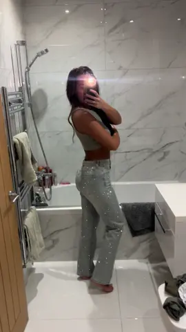 DIAMANTE JEANS #fyp #foryou 