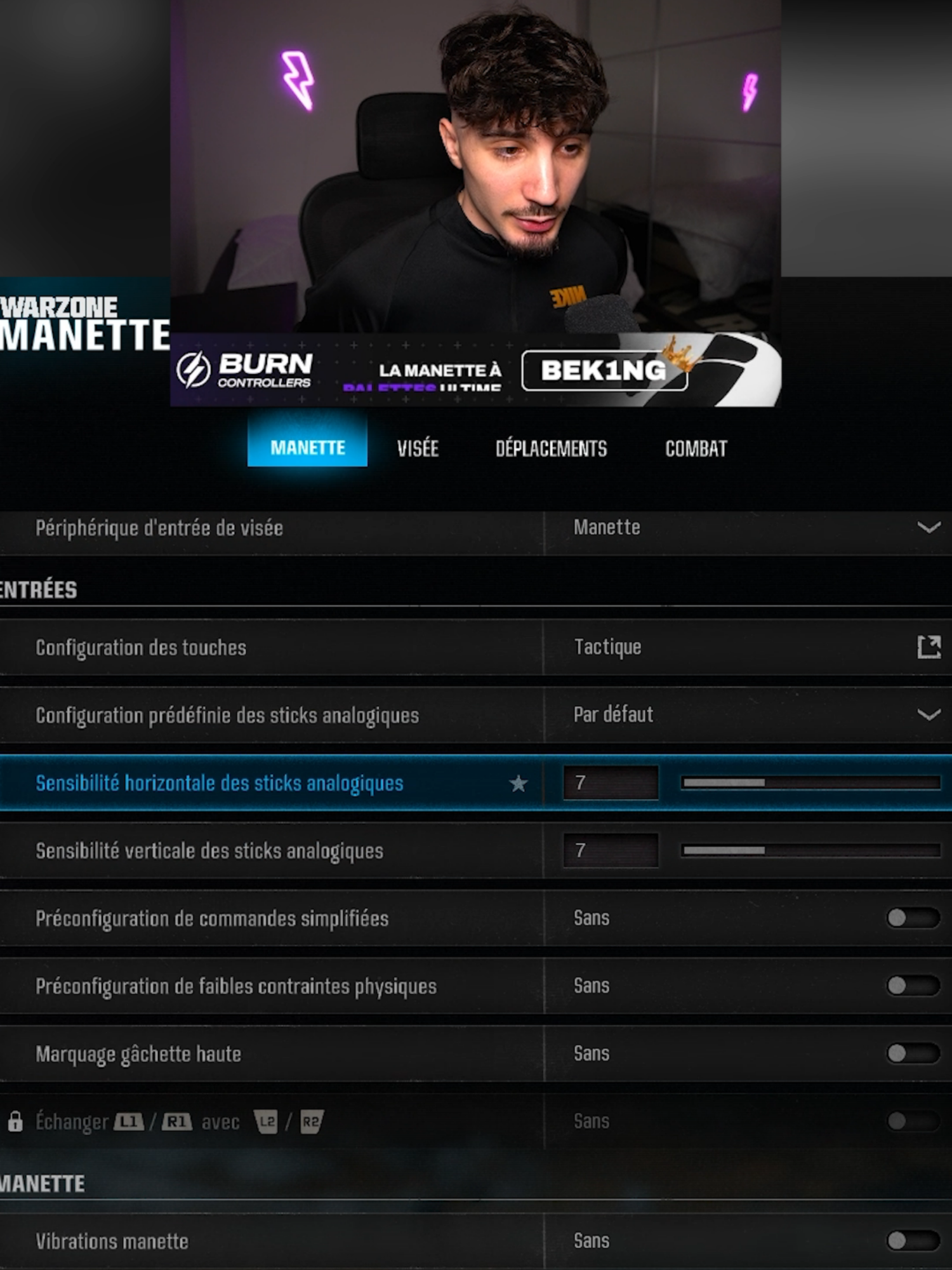 Voici la vidéo tant demandée, tous mes setting manette pour le nouveau wz #warzone #callofduty #cod