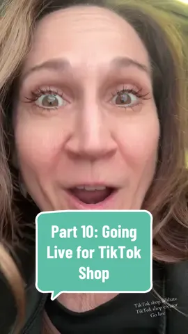 Part 10: Going live for TikTok shop #tiktokshopaffiliate #tiktokshopcreator #golive #liveontiktok 