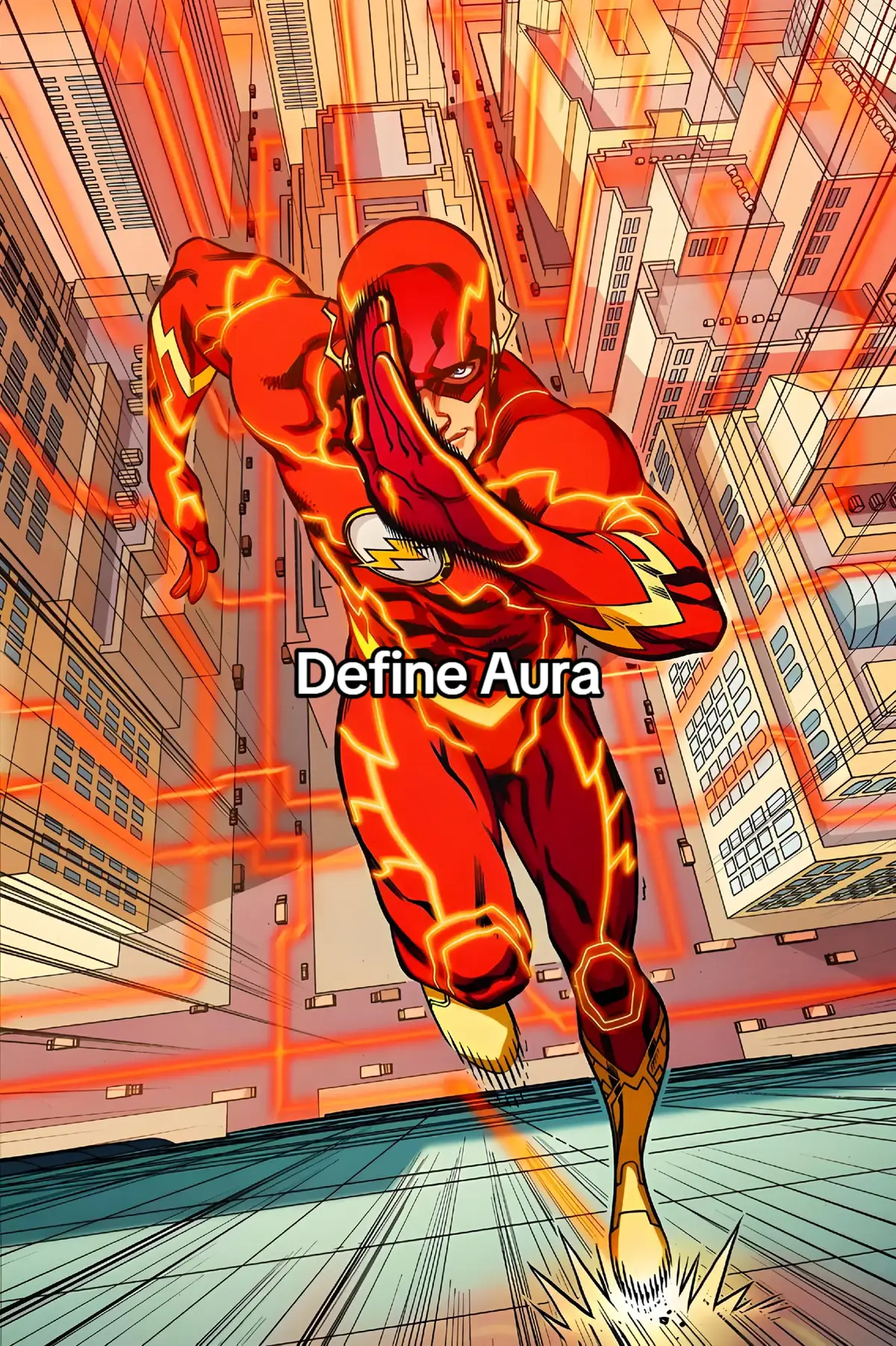 Flash Aura⚡ #flash #theflash #barryallen #monarchofmotion #scarletspeedster #dc #dccomics #dccomic #comicbook #panel #short #issue #aura #peak #goat #foru #fyp