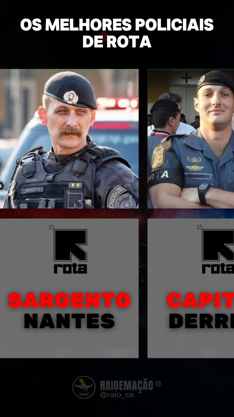 Os melhores policiais de ROTA #policialmilitar #rota #pmce #sargento #cotar 