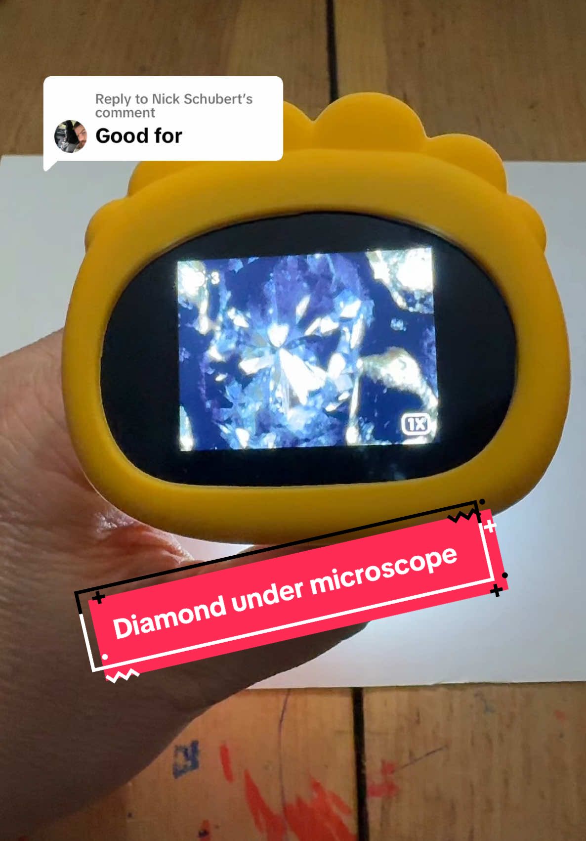 Replying to @Nick Schubert it does great for looking at jewelry. #jewelry  #diamond #diamonds #microscope #toy #toys #science #coinpusher #coincollecting #coincollection #coincollector #kidstoys #christmastiktok #christmascountdown #homeschool #homestead #homeschooling #homeschoolmom #homeschooled  