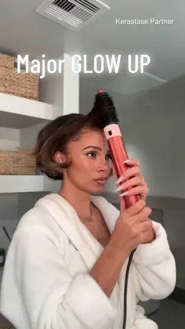 GRWM ✨ Featuring some tips I learned from @glencoco Thanks to the @Kérastase Elixir Ultime, my hair has never looked this good! Who else bring their hairstylist tips to use at home? #Kerastase #ElixirUltime #GlowUp #HairCare #KerastaseGlowOut Available @sephora 