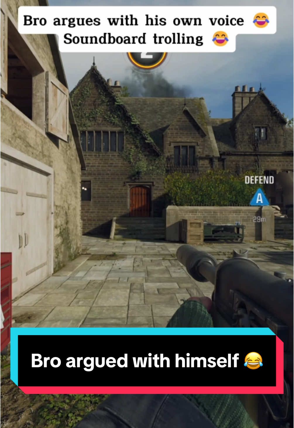 Bro argued with himself 😂😂 Cred to 1maginexd #bo6 #gaming #billion #troll 