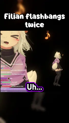 Flashbang queen is back #filian #filianclips #fyp #funnymoments #gaming #vtuber #vrchat #vr #flashbang