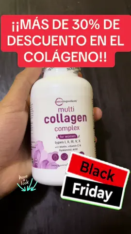 #tiktokblackfriday #blackfriday #blackfridaydeals #deals #colageno #collagen 