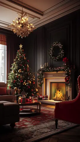 Tree, Fire, and Holiday Cheer #cozy #cozyathome #cozylittlechristmas #christmas #livewallpaper #wallpaper #renderedescapes #relaxing #foryoupage❤️❤️ 