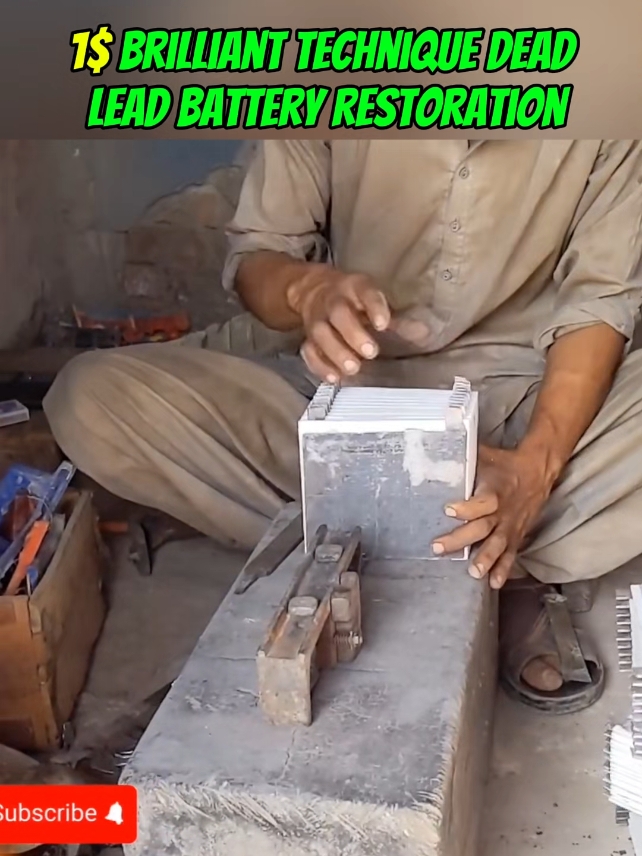 #craftsmanship #brokenpart #battery #leadbattery #restoration #deadbattery #replacement #manufacturing #mechanic #mechanic #viral #foryoupage 