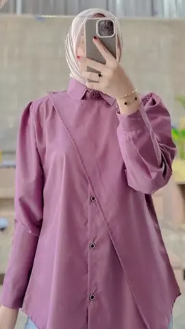 HANIN KEMEJA ATASAN WANITA COTTON TOYOBO POLOS baru Hanya Rp64.695 - 69.825!