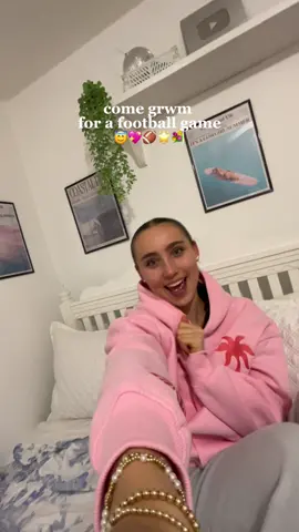 grwm for a football game!! 💖😇 i love making these vlogs #fyp #foryou #Vlog #grwm #aesthetic 