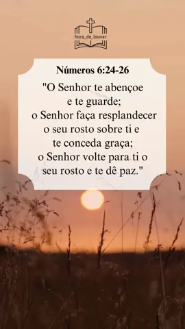 A Bênção Sacerdotal de Números 6:24-26 expressa o cuidado de Deus, oferecendo proteção, graça e paz ao Seu povo, como sinal de Seu amor e fidelidade. #deus #deus_no_controle #versiculosbiblicos #deusnocomando #biblia #boanoite #oracao #fé #gratidao #cristo #biblianotiktok #gospel #religiao #deusefiel #bomdia #devocional #jesus #louvor #evangelho #palavradedeus