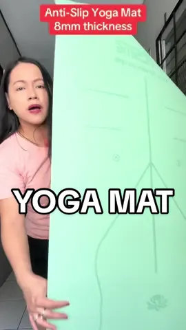 Anti-slip yoga mat 8 mm thickness #yogamat #yoga #yogaexercise #floorexercise #workout #gymmat 