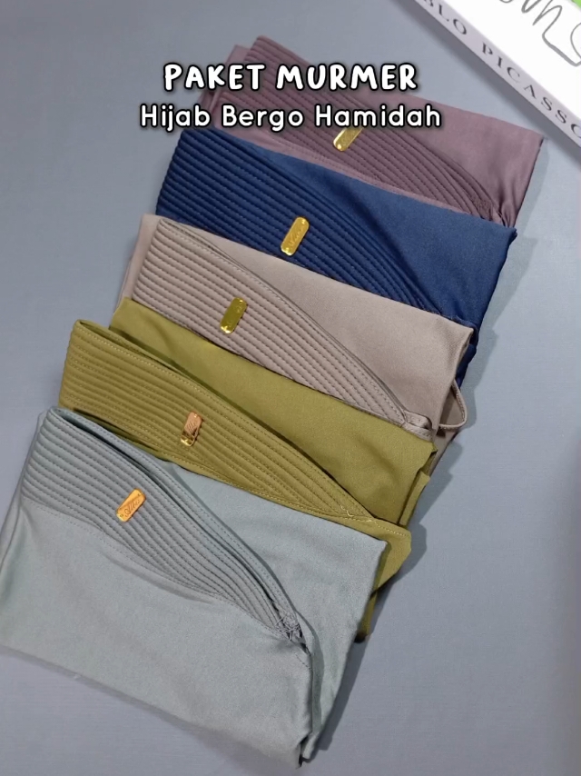 Paket murmer hijab bergo, banyak pilihan warna ✨ #bergo #bergohamidah #kerudung #kerudunginstant #bergohijab #bergojersey #bergomurah 