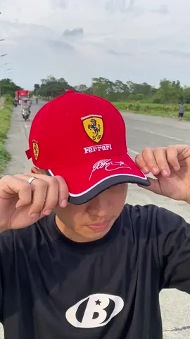 Ferrari cap #peakedcap #washedpeakedcap #ferraricap #baseballcap #capformen #menscap #fyp 
