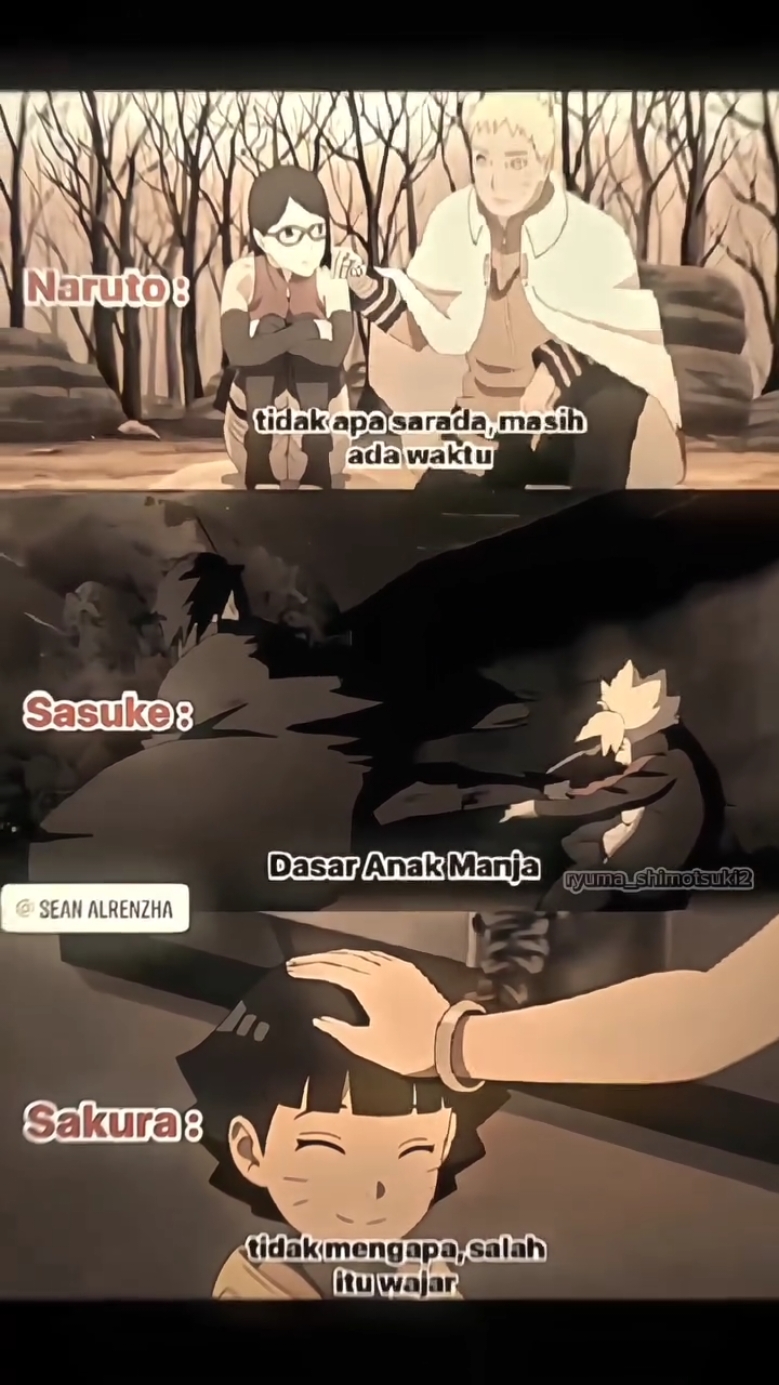 kecil di manja ,besar jadi buronan. #borutotwobluevortex #borutonarutonextgenerations #sasukeuchiha 