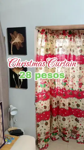 Kakabili ko lang ng 31 pesos ngayon 28 pesos nalang! Check yellow basket agad agad! #christmascurtain #curtain #christmasdecor 