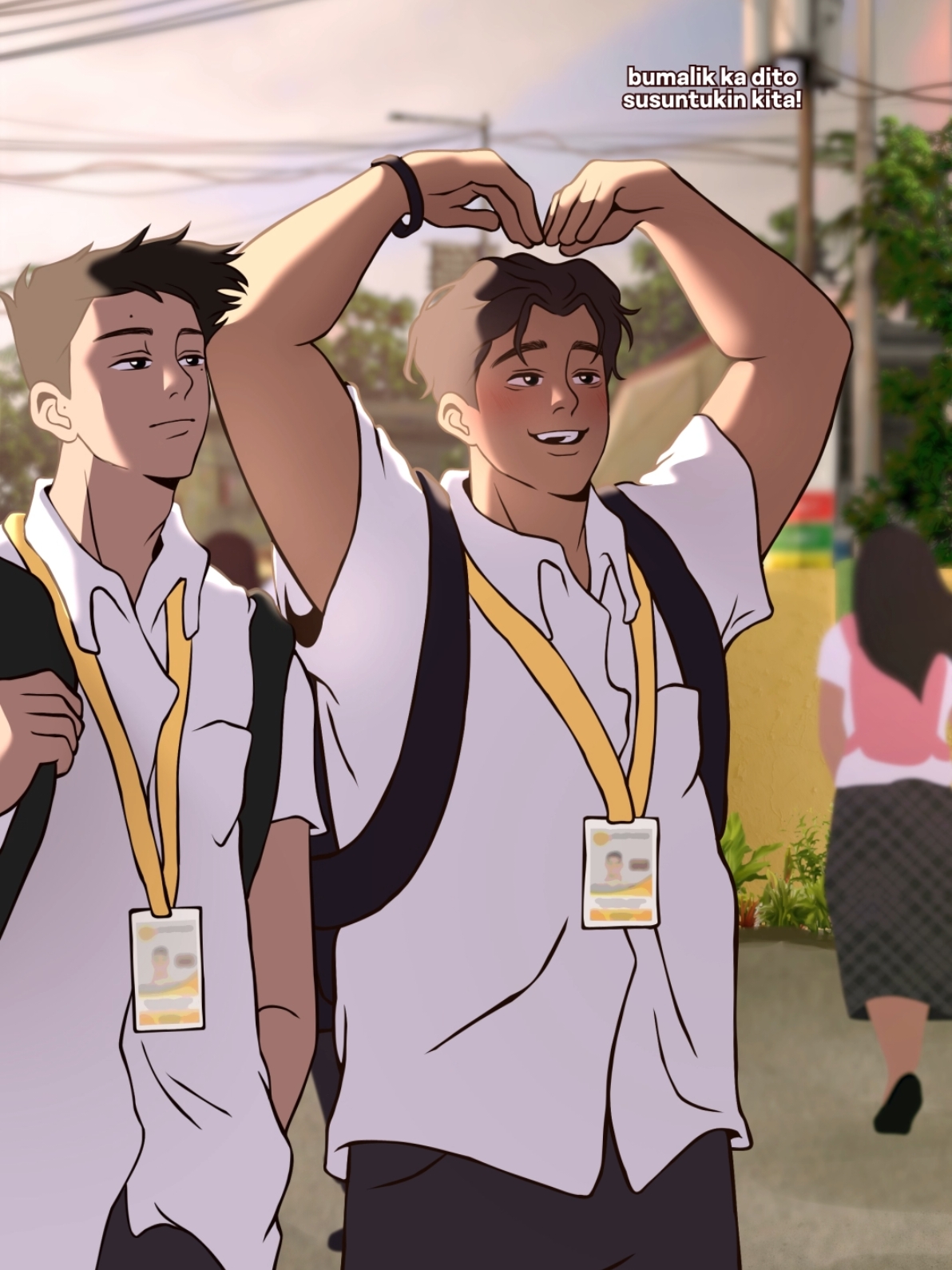 paalala: wag kayong takas sa cleaners ha  #oc #filipino #pov #delulu #bl #boyslove #ph #artistsoftiktok #arttok #animation #highschool #webtoon  #fypシ 
