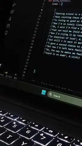 #python #codelyrics #coding #it #fyp