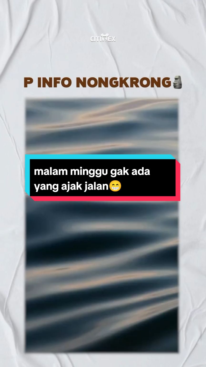 P. info nongkrong, malam minggu gak ada yang ajak jalan#malamminggu #nongkrong #fypage #foryoupage 