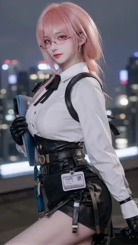 Come here, let me help you with your homework! #TsukishiroYanagi #ZenlessZoneZero #cosplay
