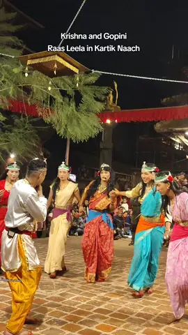 Krishna and Gopini --- Kartik Naach ❤️❤️🙏 . #kartiknach #nach #dance #fy