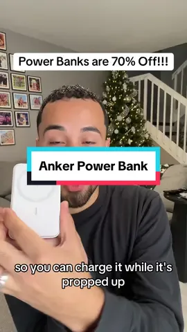Ankers power banks for your phone are on sale up to 70% off!!! Run dont walk!! This power bank is an amazing portable charger for your iphone or android! #anker#ankerportablecharger#powerbank#portablecharger#iphone#android#tiktokshopcybermonday#tiktokshopblackfriday#giftguide#ttsdelight#tiktokshopholidayhaul 